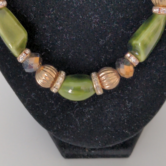 Gold Toned Fashion Necklace - Picture 3 of 5